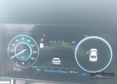 2024 Hyundai Elantra Hybrid Blue from USA, damaged, VIN KMHLM4DJXRU110356